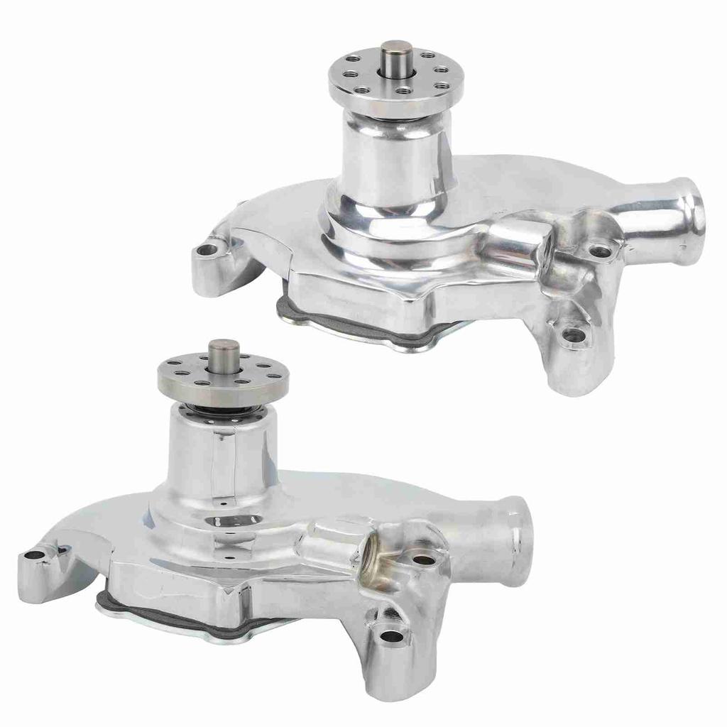 High Volume Short Water Pump Aluminum Large Water Flow for SBC V8 283 327 350 1955 to 1985 High Volume SWP V8 Engine Water Pump
