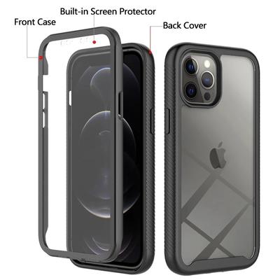 Coque hybride robuste 2 en 1 pour iPhone 16 Pro Max 15 14 13 12 11 XR XS7 8 Plus Otter Case Box rigide avec film trempé 360° Protection complète
