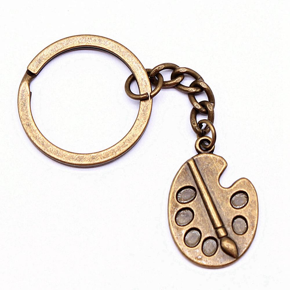 Electric Guitar Keychain Music Charm Graduation Memento Key Ring 28mm