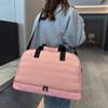 Women's Dry and Wet Separation Fitness Yoga Bag with Shoe Bin for Leisure Commuting Large Capacity Trolley Travel Bag