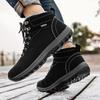 Mishansha and Winter Snow Boa Thick for and Size Black Men's Women's Boots, Waterproof, Warm, Lining, Non-Slip, Sole, Lightweight, Hiking, Trekking,