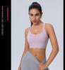 Women's High-Impact Shockproof Sports Bra with Back Clasp for Fitness, Yoga, and Running
