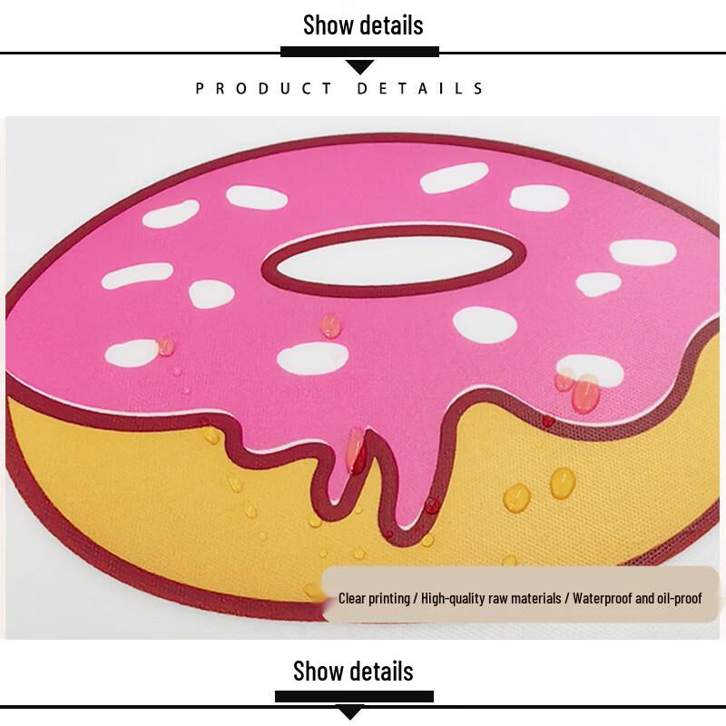 ZISIZ Cute Disposable Plastic Tablecloth