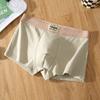 Male Summer Light Cotton Breathable Antibacterial Crotch Sports Youth Boxer Briefs