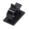 100 Pcs Cable Clips Adjustable Self Adhesive Wire Management Clamps Reusable Nylon PA66 Cable Tie Holder Black YX 1013