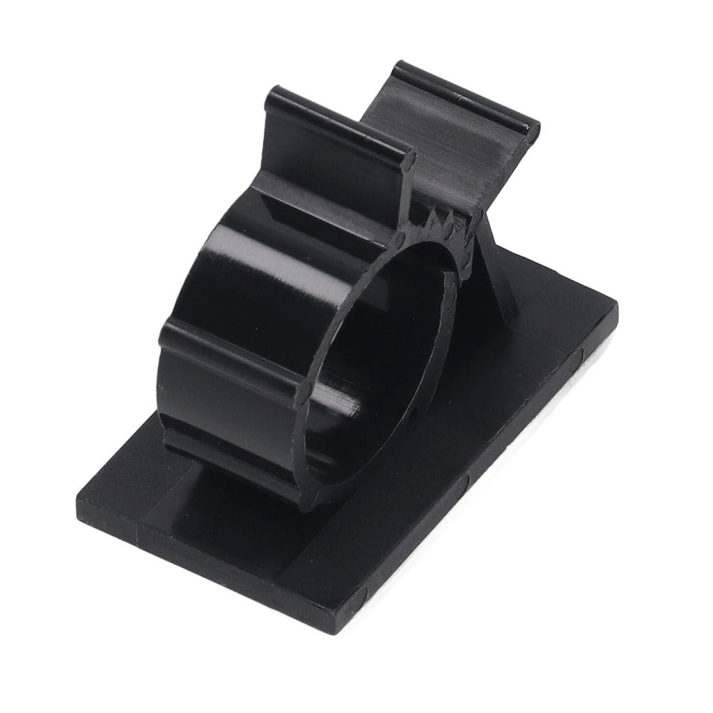 100 Pcs Cable Clips Adjustable Self Adhesive Wire Management Clamps Reusable Nylon PA66 Cable Tie Holder Black YX 1013