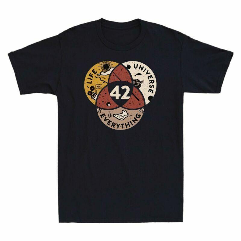 Short Universe Shirt To Vintage 42 T Everything Life Unisexs Answer The Sleeve S