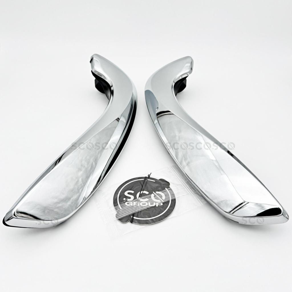 Chrome Door Handle for Fluence for Megane 3 for Door Grab Handle Chrome Right Left Set Door Opener 809600015R 809540008R