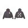 Mens Oversized Hooded Sweatshirt With Graphic Print Winter Streetwear Cotton Blend Pullover