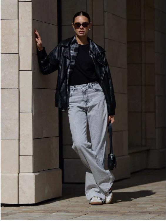 2025 Damen Wide-Leg Jeans - Herbstkollektion