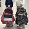 Schoolbag Burden Reduction School Bag Boys High School Students Large Capacity Backpack Junior High School Girls Printed College Students Leisure