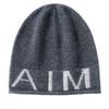 Korean Single Letter Beanie for Women - Autumn/Winter Fashion, Versatile, Large Fit, Pull-On Knitted Slouchy Hat