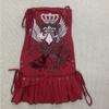 European and American Y2K Slim Fit Suspender Pattern Printed Fashionable Retro Dress