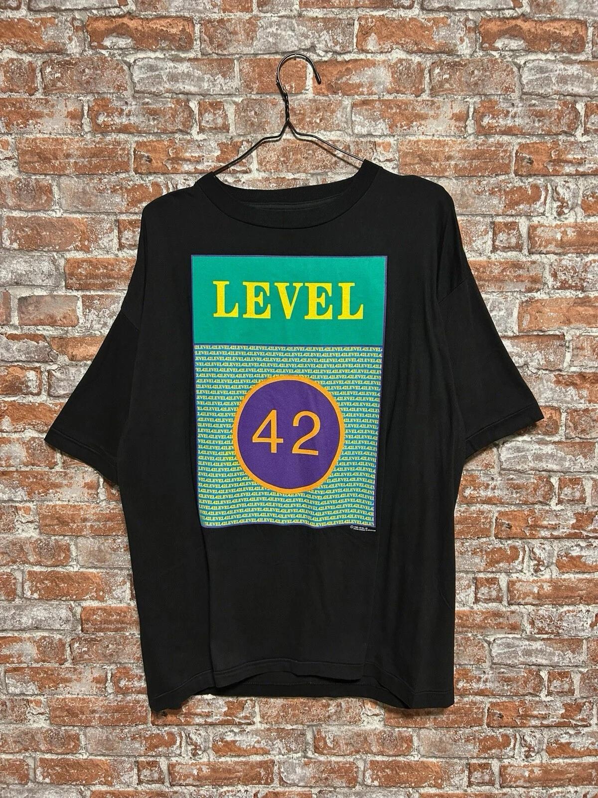 Level 42 Vintage 1990 Rock Band T-shirt Size XL S