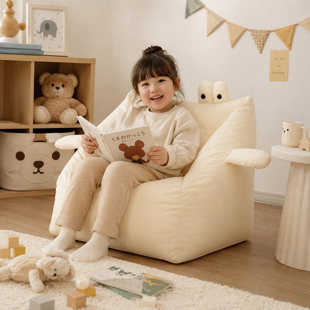 Weiche Hautfreundliche Oberfläche Weicher Sofastuhl Kinder Sofa Schlafzimmer Leseecken