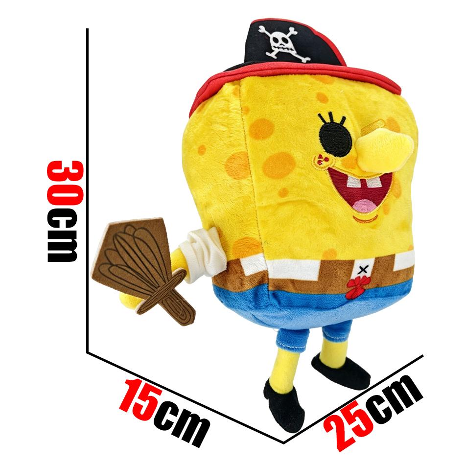 Classic Anime Plushie Doll S-pong-e-bob Squarepants Patrick Star Squidward Eugene Krabs Gary Kawaii Cartoon Stuffed Plush Toy