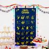 24 dní Vánoční adventní kalendář Dárková taška Závěsné látkové úložné kapsy na bonbóny čokoládu šperky párty dárky úložné tašky