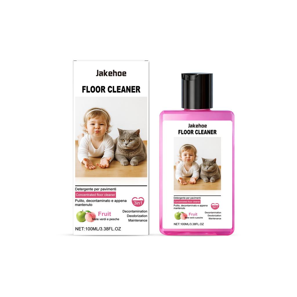 JAKEHOE Concentrated Floor Cleaner Odor Removal Care Fresh Scent Home Tile Wood Floor Cleaning