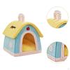 Cat House Hideaway Compact Kennel Comfortable Detachable Pet Shelter Small Dog Kitten Cave