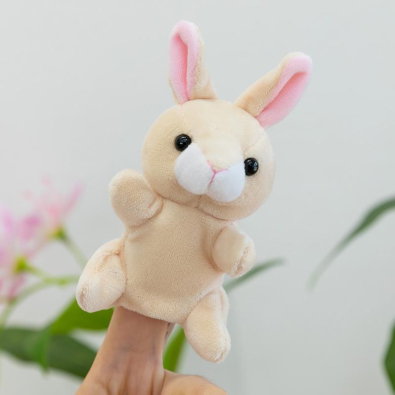 Forest Animal Finger Doll Panda Plush Toy Children Ocean Shark Doll