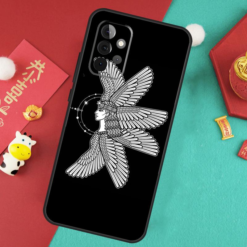 Lamassu Assyrian Winged Lion Case For Samsung Galaxy A55 A35 A25 A15 A14 A34 A54 A53 A33 A23 A13 A12 A52 A51 A32 Cover