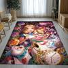 Alice nel Paese delle Meraviglie Cartone Animato Gatto Sorridente Tappeto da Area Antiscivolo per Soggiorno Tappeto Morbido per Camera da Letto Sala Giochi Divano, Tappetino Decorativo per la Casa