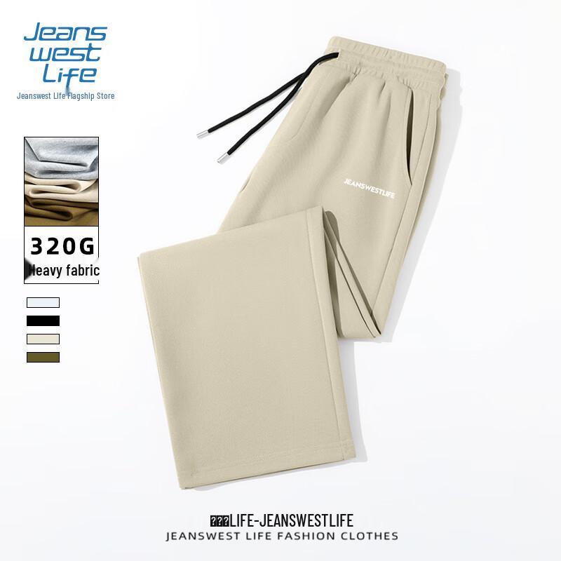 

JEANSWEST LIFE Men s Casual Straight-Leg Pants M