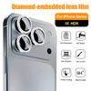 Diamond Rhinestone Camera Lens Protector For Apple iPhone 17 Air 16 15 14 13 Pro Max Plus Mini Independent Lens Cover Only 1PCS 4