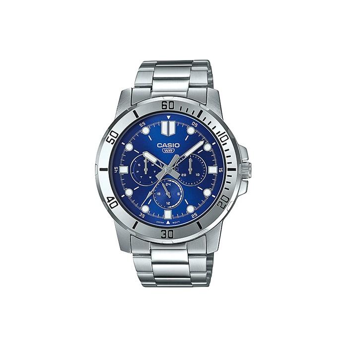 CASIO G Shock MTP VD300D 2E MTP-VD300D-2EUDF Blue Dial Regular Box