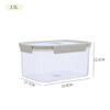 ZISIZ Transparent Plastic Food Storage Container
