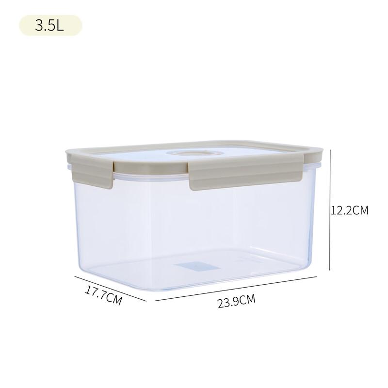 ZISIZ Transparent Plastic Food Storage Container