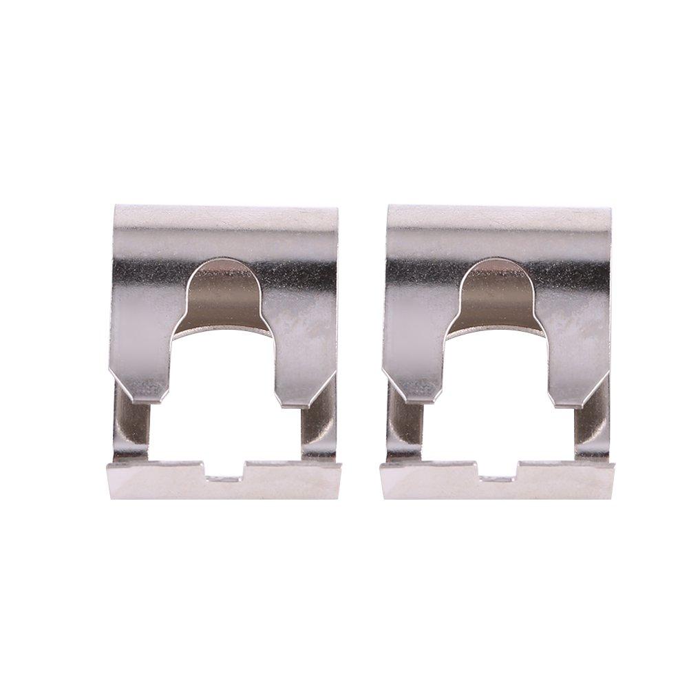 NATRUSS 1 Pair Wiper Linkage Repair Clips Arm Link Mechanism Repair Windscreen Wiper Repair Clip Kit Metal Silver