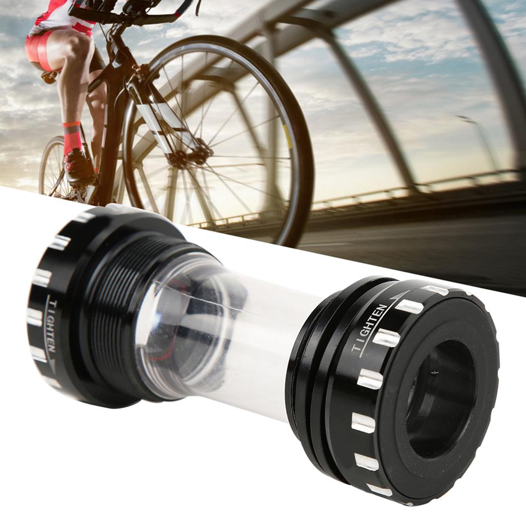 Alloy Bike BB109 Ceramics Hollow Integrated Thread Screw In Bearings Bottom Bracket Bicycle Accessory