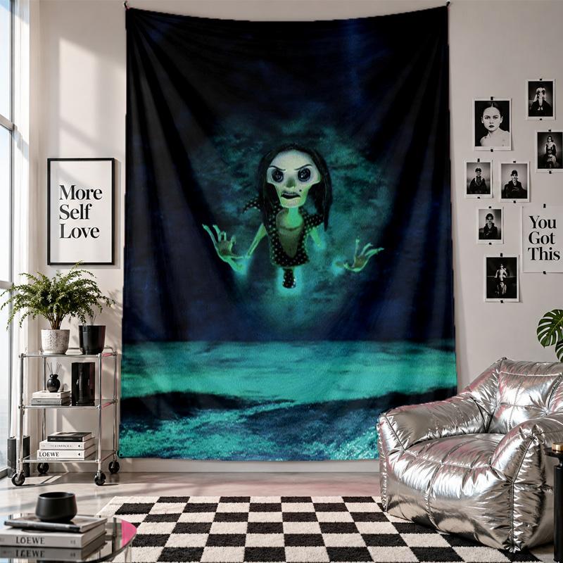 Wall TapestryCoraline Other Mother Art Hanging Cloth Decorative Background Cover for Room Decoration