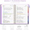 AHGXG Academic Planner 2024-2025, July 2024 - June 2025 Weekly and Monthly Planner 12 Months, 6" X 8.38", Academic Year Calendar Planner with Monthly