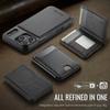 For iPhone 17/16 Pro Max Case Wallet with Magnetic, RFID Blocking Magnetic Card Holder 2 in 1 Detachable Kickstand Shockproof