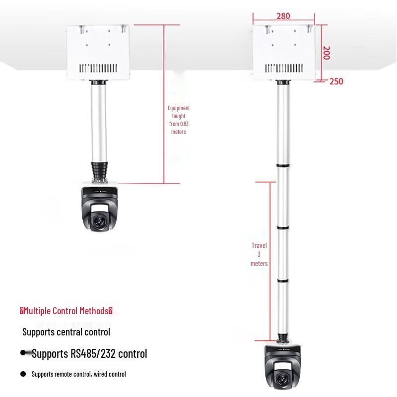 Электрический подъемник Shenghua Vision с дистанционным управлением, подвесной кронштейн (Китайская версия)
