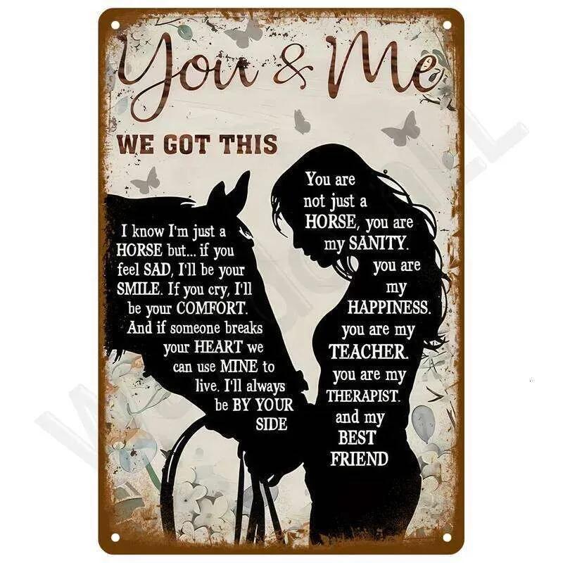 Vintage Metal Plate Tin Sign Retro Wall Art Home Decor Poster Garage Mural Aesthetic Room Bar Decoration 26T0104 26T0104