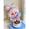 FUNCINATING Gismow Suikerpluis 400% Vinyl Gezicht Pluche Speelgoed Macaron Beperkte Editie Pop Cadeau