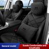 Suede Car Headrest Waist Seat Support Seat S Class Soft Car Neck Pillow For Xiaopeng Xpeng G9 X9 G6 P7 P7i P5 G3 Car Accessories