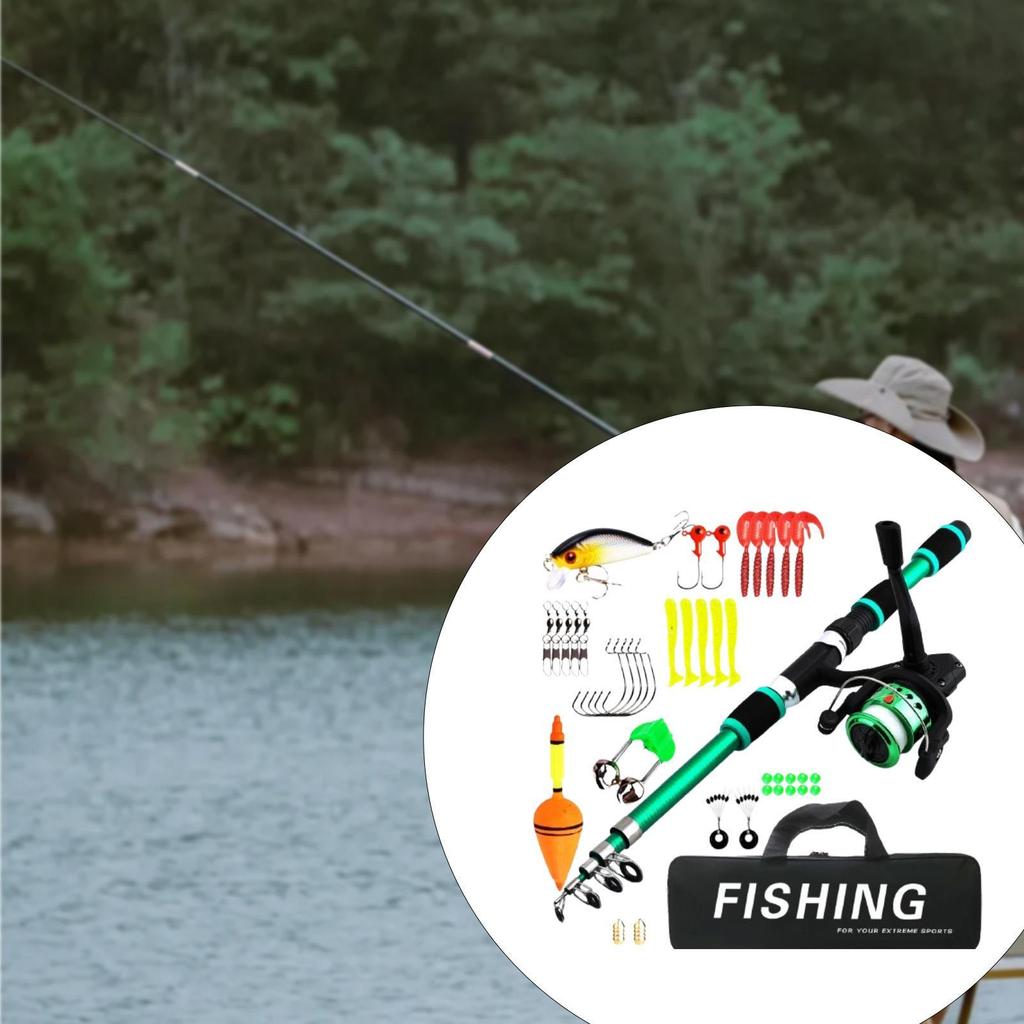 Children's Fishing Kit with Telescopic Rod and Reel for Outdoor Adventures
