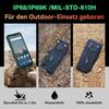 Blackview BV6200 Pro Smartphone Robuste 12Go + 128Go 13000mAh 6.56'' Android 13 13MP Enceinte Smart-K Box Double SIM 4G GPS - Noir