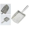Sand Scoop Handheld Comfortable Handle Digging Sieve Sand Sifter Shovel Metal for Metal Detecting Beach Underwater Seaside Clams
