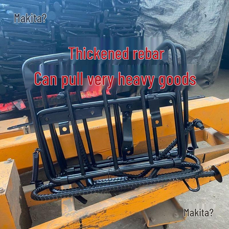 Suzuki King Honda Motorcycle Steel Cargo Rack for CG - Heavy-Duty Load-Bearing Bar