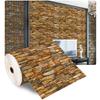 3D Self-Adhesive Wallpaper Continuous Waterproof Imitation Brick Wall Stickers Wallcovering Living Room Decoration