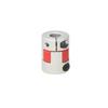 Aluminum Alloy Plum Blossom Coupling: CNC Star Elastic Motor Rod, 20mm Outer Diameter, 25mm Length