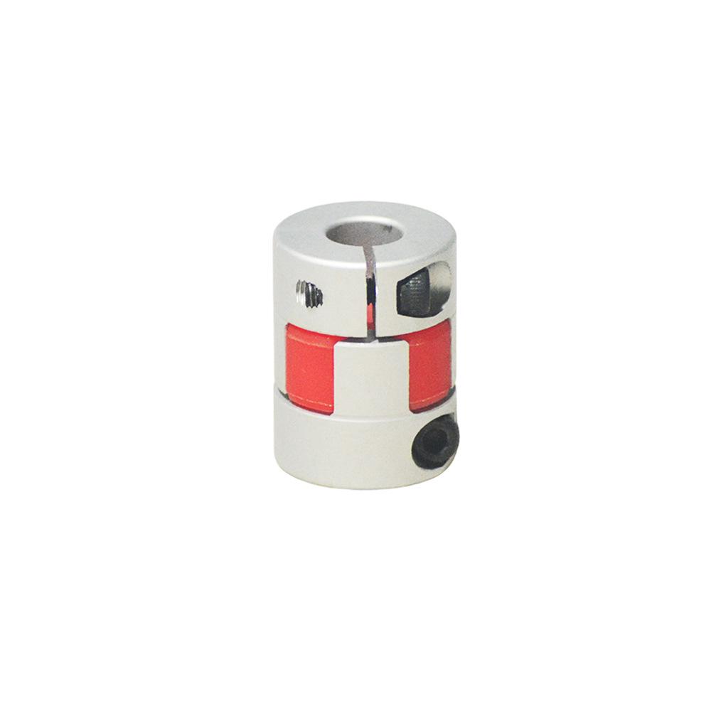 Aluminum Alloy Plum Blossom Coupling: CNC Star Elastic Motor Rod, 20mm Outer Diameter, 25mm Length