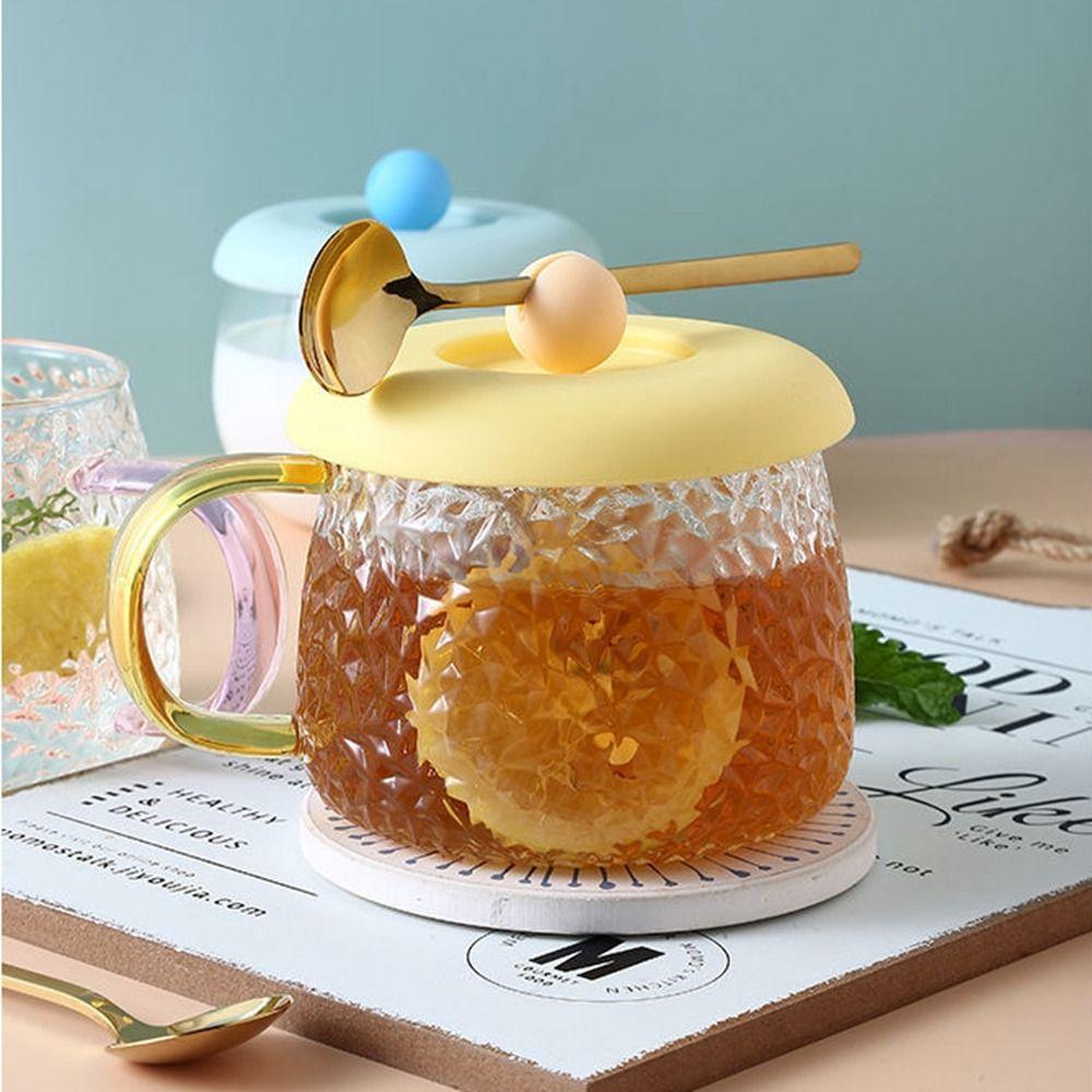 Non-toxic Water Cup Lid Anti-dust Coffee Mug Sealed Cap Silicone Cup Cover Household