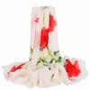 Extra Large Chiffon Printed Scarf White Shawl Dual-purpose Women's Korean Version Autumn and Winter Long Scarf Beach Towel for Women