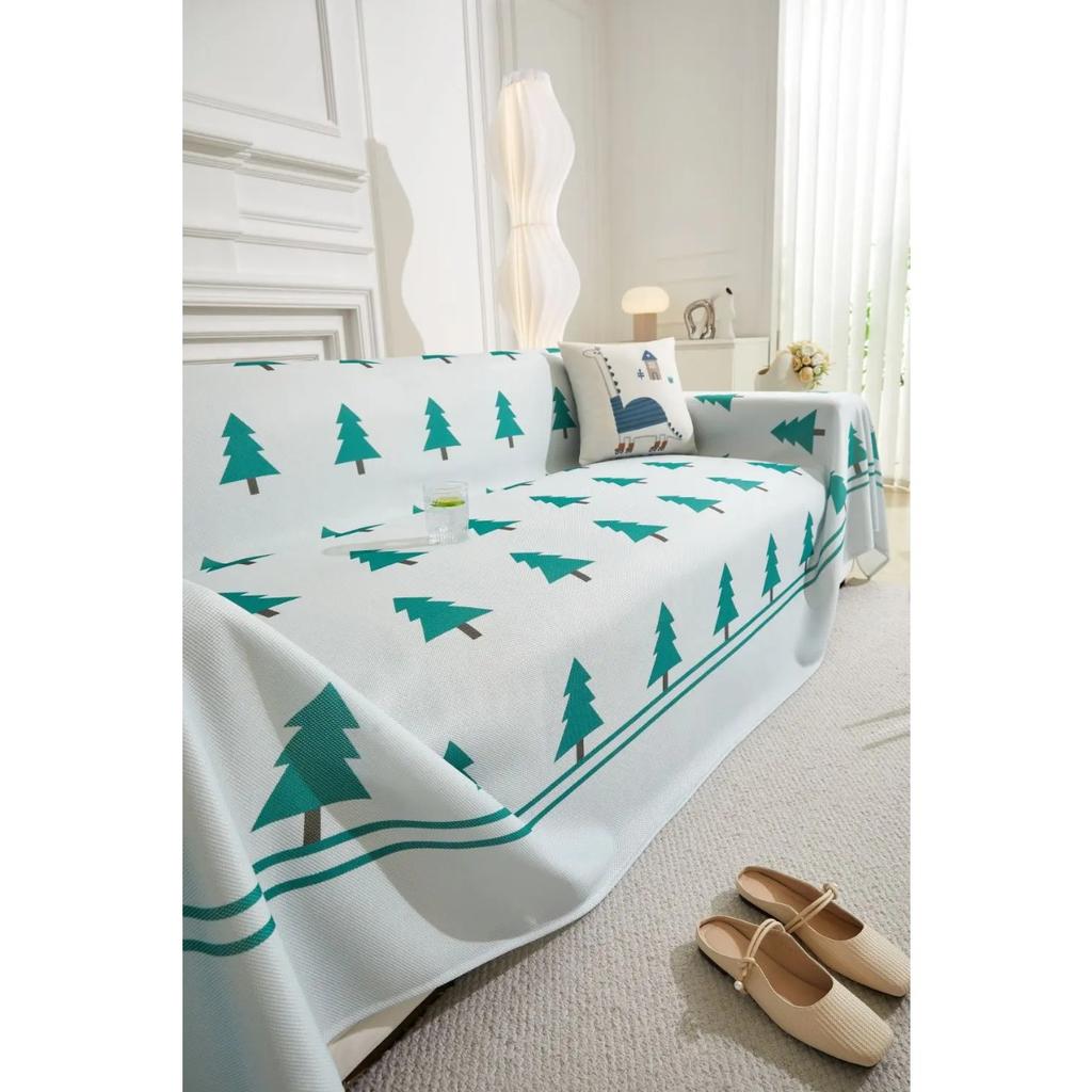 Sofa Couple Position  Colorful Cover Sofa Blanket Outdoor Camping Picnic Mat Throw Blankets for Living Room Funda Sofa